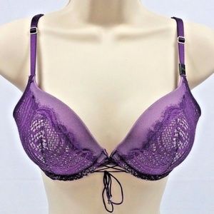 Victoria's Secret Very Sexy Purple Push-Up Bra 32D